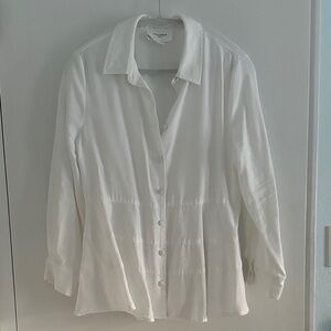 Tuckernuck Pomander Place white EUC Ashlen top Size L